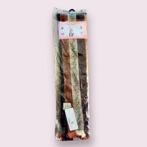 Amtal Striped Accent Oversized Scarf